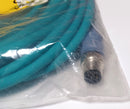 Turck RSCD RJ45 440-10M Ethernet Cable 10 Meter Male M12 4 Pin RJ45 U3-00892 New