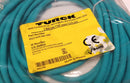 Turck RSCD RJ45 440-10M Ethernet Cable 10 Meter Male M12 4 Pin RJ45 U3-00892 New