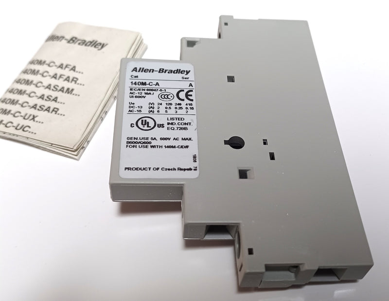 Allen Bradley 140M-C-ASA11 1-N/O 1-N/C Auxillary Contact 140M-C-A SA11 - New