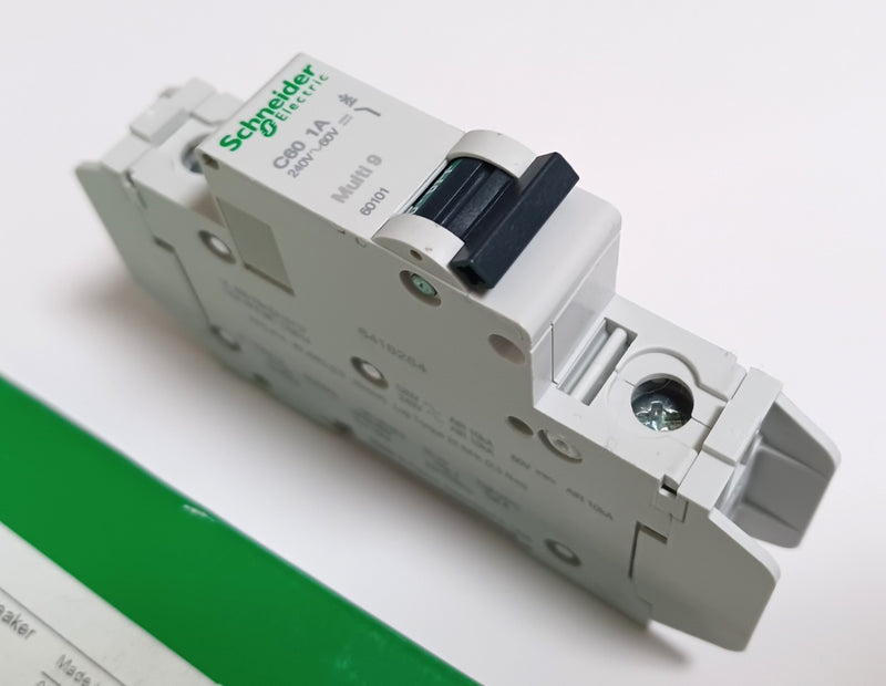 Schneider 60101 Multi 9 C60 1P 1A 240V Circuit Breaker - New
