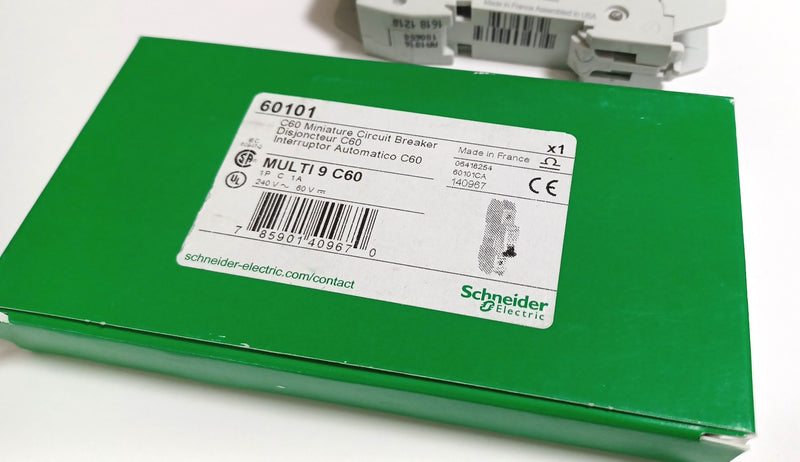 Schneider 60101 Multi 9 C60 1P 1A 240V Circuit Breaker - New