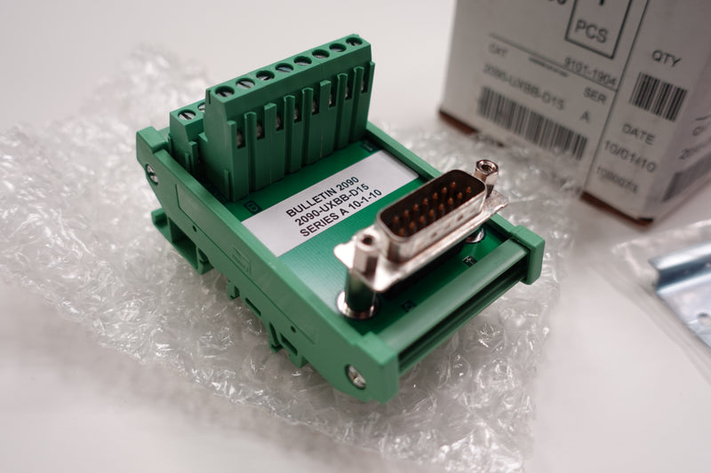 Allen Bradley 2090-UXBB-D15 Ser:A  15 Pin Break Out Board