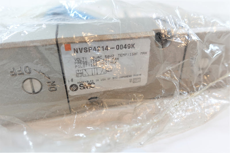 SMC NVSP4214-0049K Dual Solenoid Pneumatic Valve Assembly