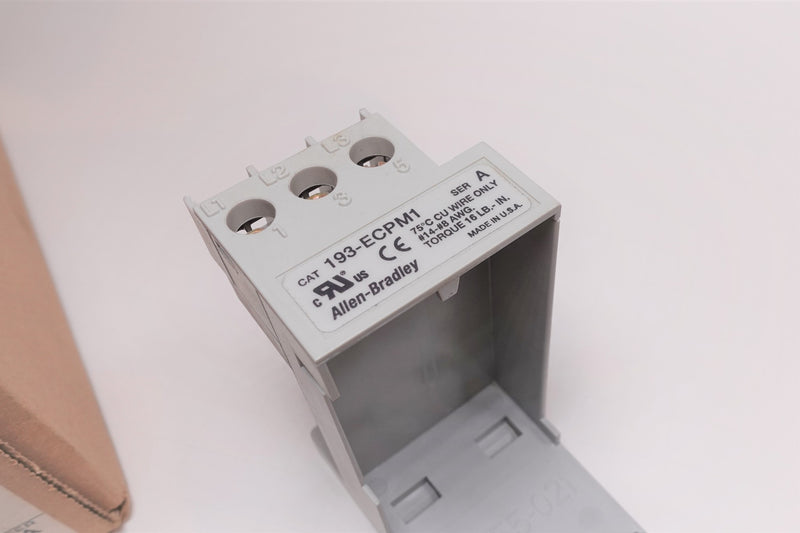 Allen Bradey 193-ECPM1 Overload Relay Din Rail Panel Adapter