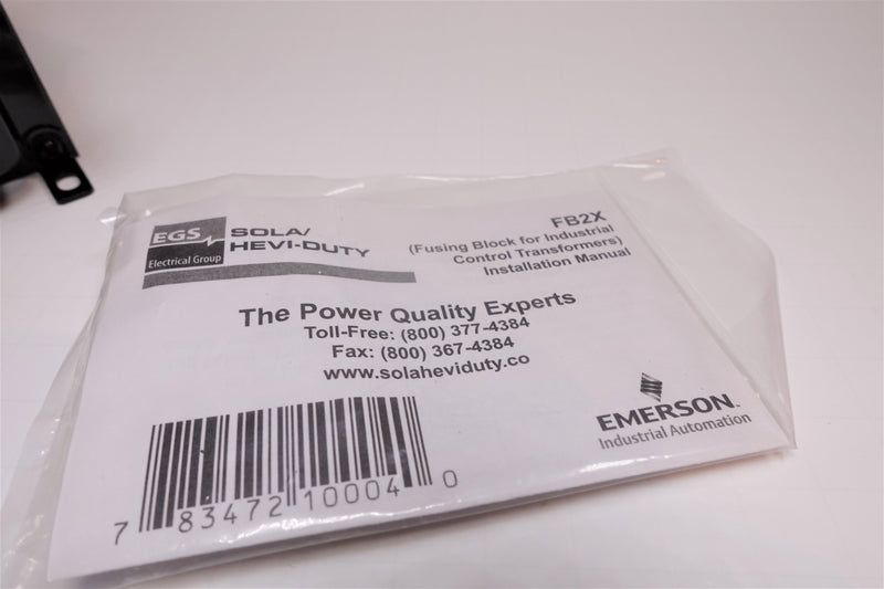 EGS E050E Hevi-Duty .050KVA Transformer PRI: 120/240 SEC: 24V