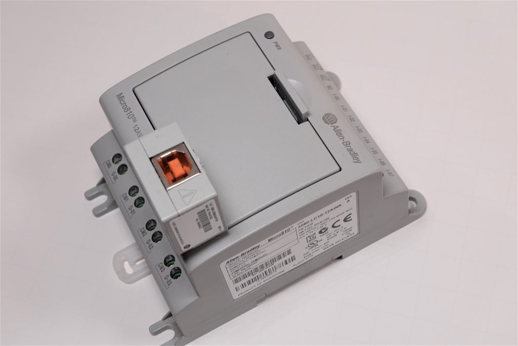 Micro810 Usb Adapter Allen Bradley 2080-LC10-12AWA Micro810 Smart Relay W/ 2080-USBADAPTER ...