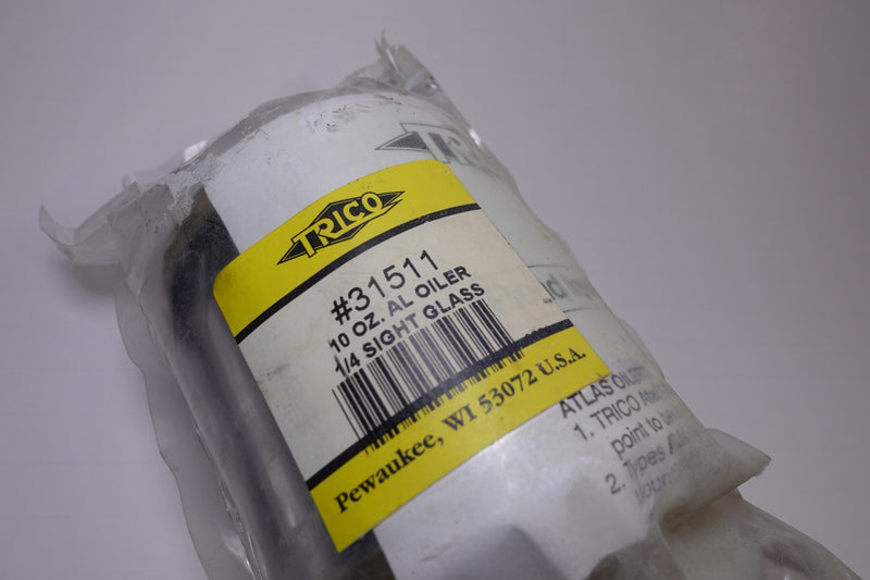 Trico 31511 10oz. AL Oiler 1/4 Sight Glass Gravity Feed Oiler