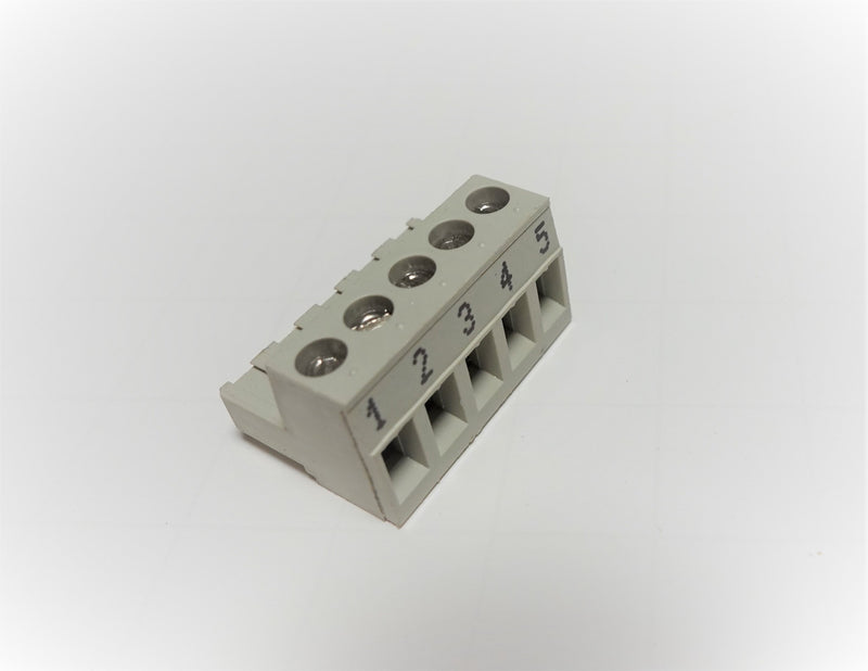Wieland 8213 B / 5 22-12AWG 15A 22-12AWG 5-Pin Terminal Connector