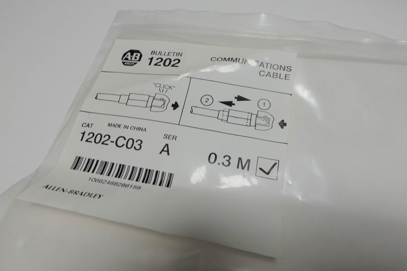 Allen Bradley 1202-C03 Programming Communications Cable A22105-134-19