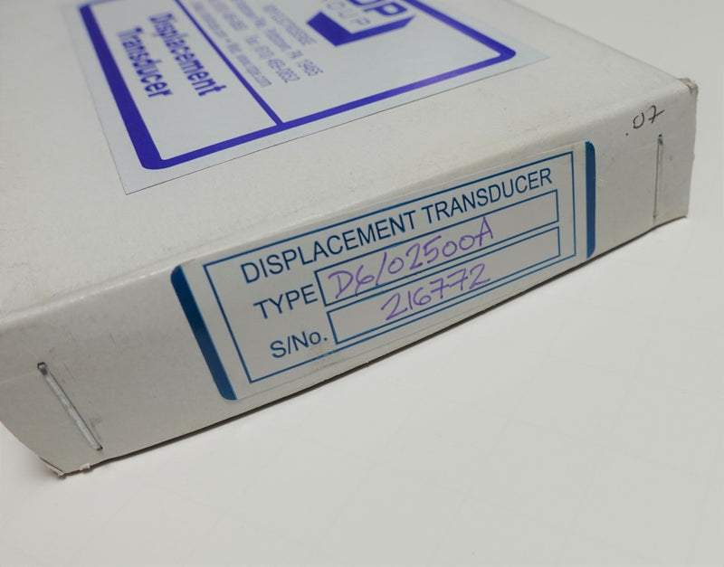 RDP Group D6/02500A Electrosense Displacement Transducer LVDT D6