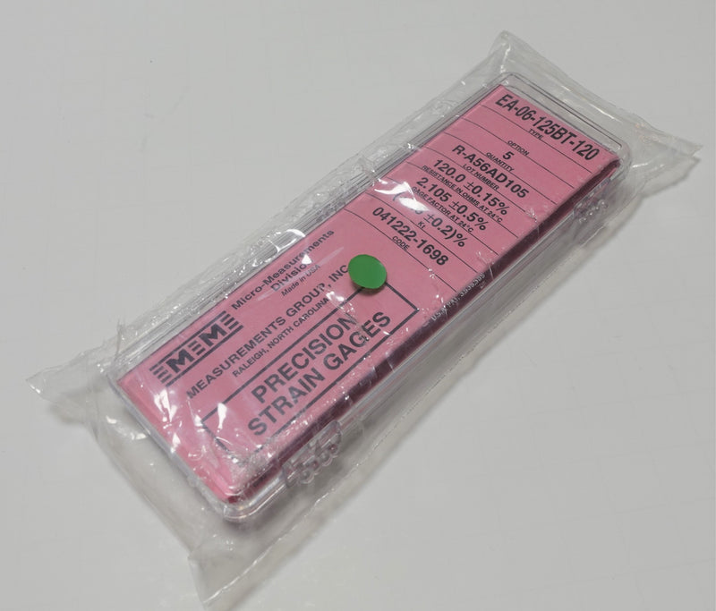 Micro Measurements EA-06-125BT-120 PK/5 Strain Gauge OHMS: 120.0 ±0.15%