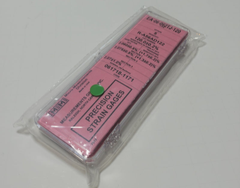 Micro Measurements EA-06-062TJ-120 PK/5 Strain Gauge OHMS: 120.0 ±0.2%
