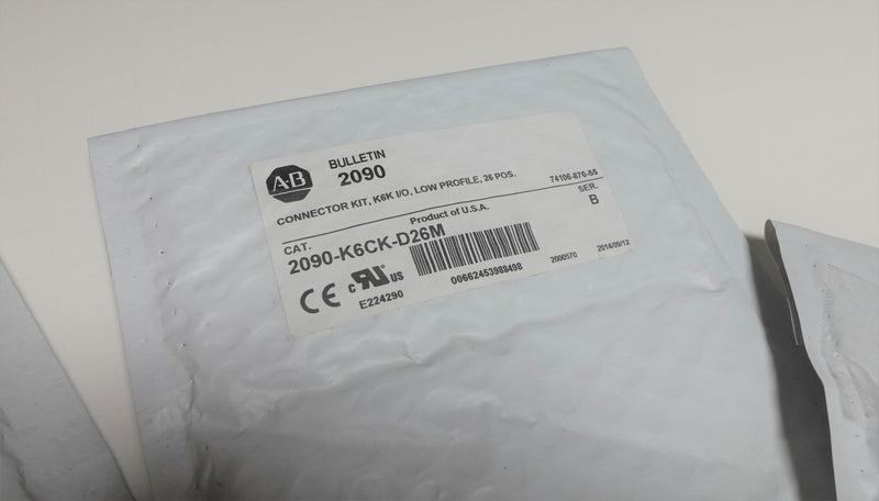 Allen Bradley 2090-K6CK-D26M (Lot of 3) Low Profile 26 Pos. K6K I/O Connector