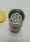 RDE SC-7ES1N8A80DU-675C 8-Pin Female Connector w/ Dust Cap & Pins