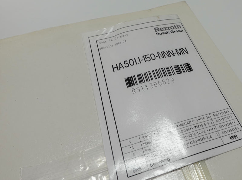 Bosch Rexroth R911306629 HAS01 1 150 NNN MN Servo Drive Accessory Kit bosch-rexroth-r911306629-has01-1-150-nnn-mn-servo-drive-accessory-kit