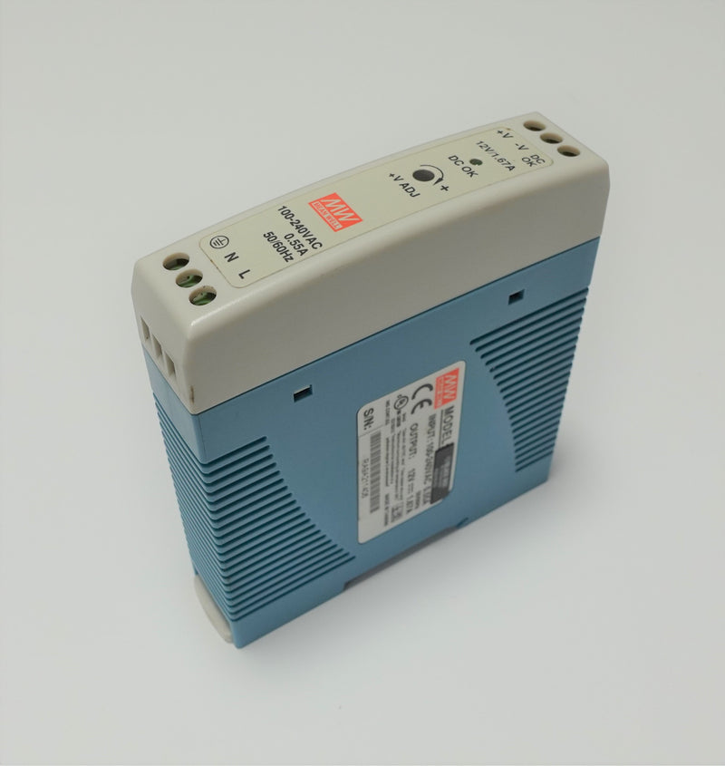 Mean Well PSD100-R2 Black Box IN: 100-240VAC OUT: 12VDC 1.67A