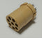 Schaltbau 1-1410-279342 G18 E- 8S/L Socket Insert 8-Pin Solder Connector 10/42