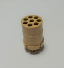 Schaltbau 1-1410-279342 G18 E- 8S/L Socket Insert 8-Pin Solder Connector 10/42