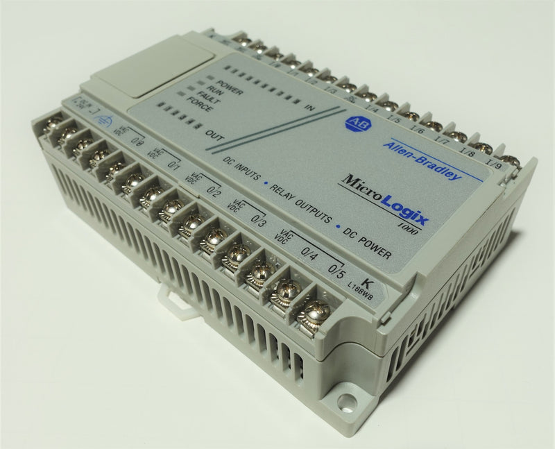 Allen Bradley 1761-L16BWB Ser:E FRN:1.0 MicroLogix 1000 PLC