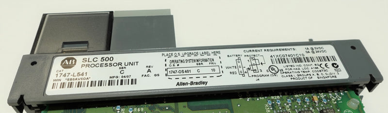 Allen Bradley 1747-L541 Ser:C Rev:A SLC 500 Processor