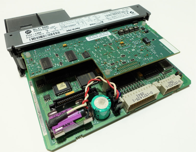 Allen Bradley 1747-L552 Ser:C Rev:5 1747-OS501 Ser:C FRN:9 SLC 5/05 CPU