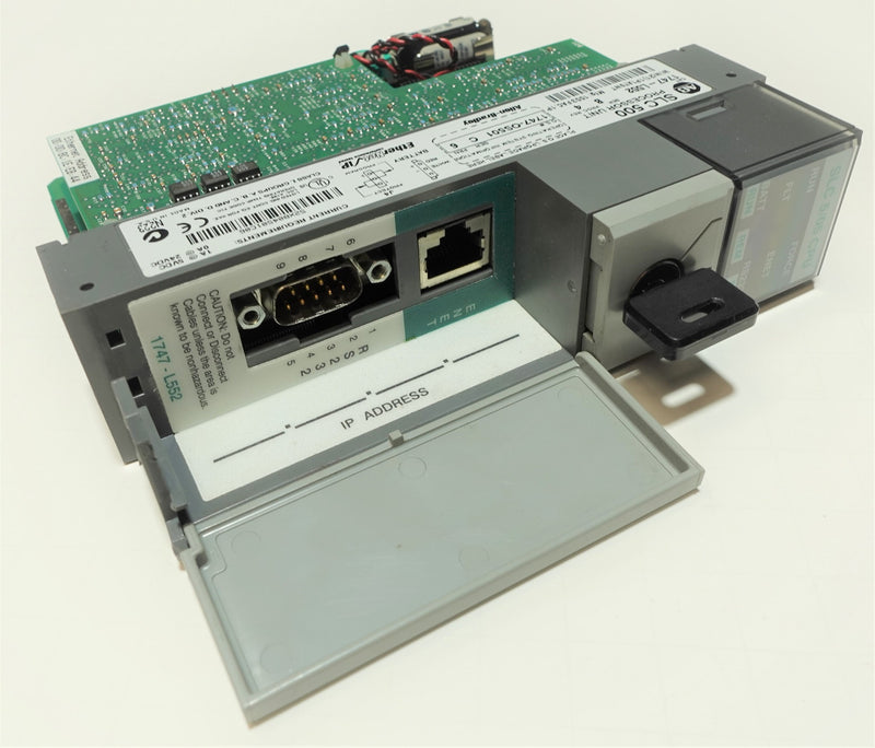 Allen Bradley 1747-L552 Ser:B Rev:4 1747-OS501 Ser:C FRN:6 SLC 5/05 CPU