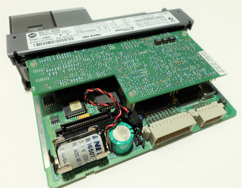 Allen Bradley 1747-L552 Ser:B Rev:4 1747-OS501 Ser:C FRN:6 SLC 5/05 CPU