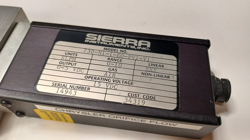 Sierra 730-N1-1-E0-PV1-V1 Mass Flow Meter